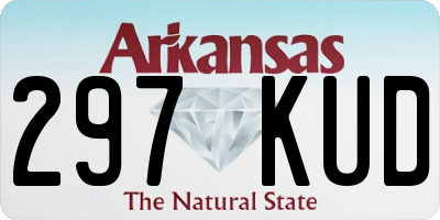 AR license plate 297KUD