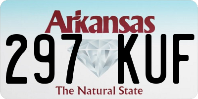 AR license plate 297KUF