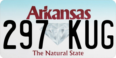 AR license plate 297KUG