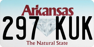 AR license plate 297KUK