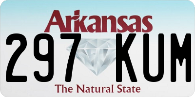 AR license plate 297KUM