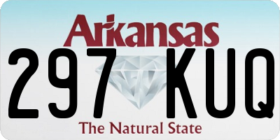 AR license plate 297KUQ