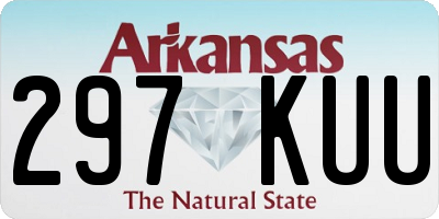 AR license plate 297KUU