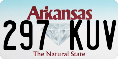 AR license plate 297KUV