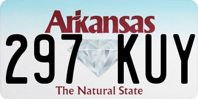 AR license plate 297KUY