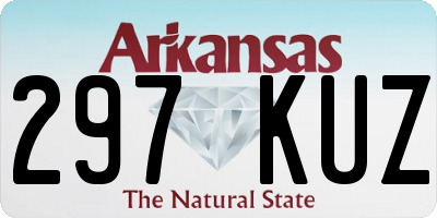 AR license plate 297KUZ