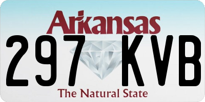 AR license plate 297KVB