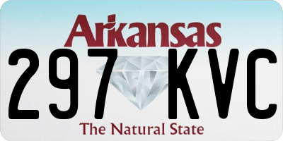 AR license plate 297KVC