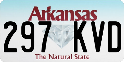 AR license plate 297KVD