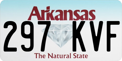 AR license plate 297KVF