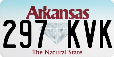 AR license plate 297KVK