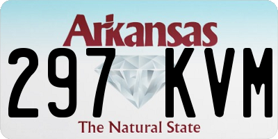 AR license plate 297KVM