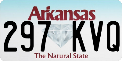 AR license plate 297KVQ