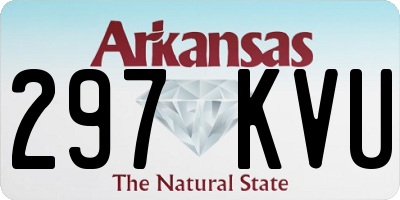 AR license plate 297KVU