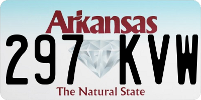 AR license plate 297KVW
