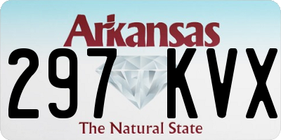 AR license plate 297KVX