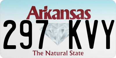 AR license plate 297KVY