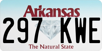 AR license plate 297KWE