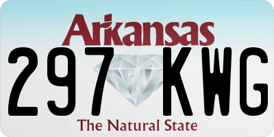 AR license plate 297KWG
