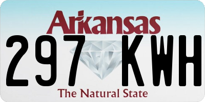 AR license plate 297KWH