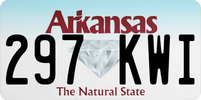 AR license plate 297KWI