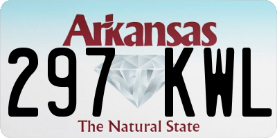 AR license plate 297KWL
