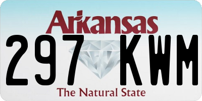 AR license plate 297KWM