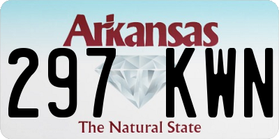 AR license plate 297KWN
