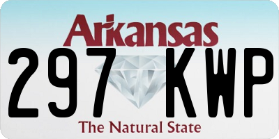 AR license plate 297KWP