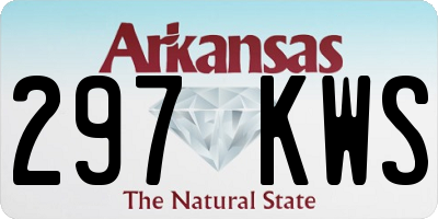 AR license plate 297KWS