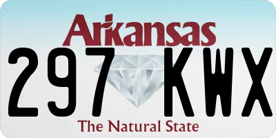 AR license plate 297KWX