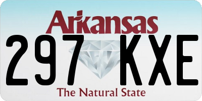 AR license plate 297KXE