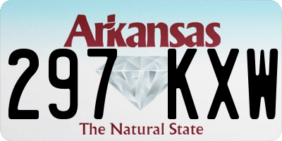 AR license plate 297KXW