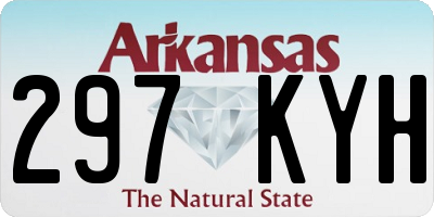 AR license plate 297KYH