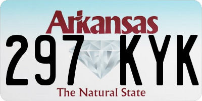 AR license plate 297KYK