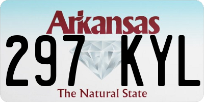 AR license plate 297KYL
