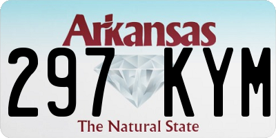 AR license plate 297KYM
