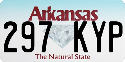 AR license plate 297KYP