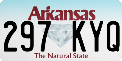 AR license plate 297KYQ