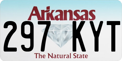 AR license plate 297KYT