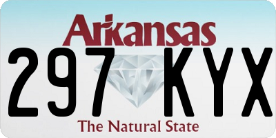 AR license plate 297KYX
