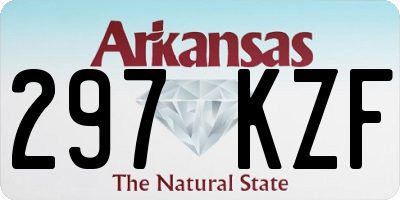 AR license plate 297KZF