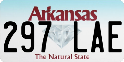 AR license plate 297LAE