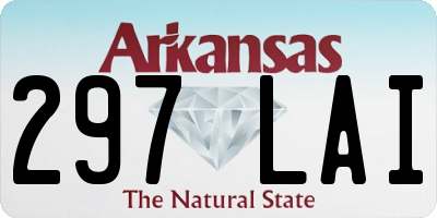 AR license plate 297LAI