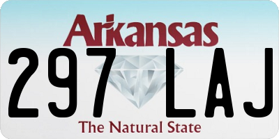 AR license plate 297LAJ