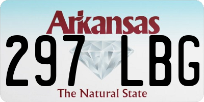 AR license plate 297LBG