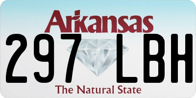 AR license plate 297LBH