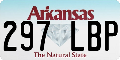 AR license plate 297LBP