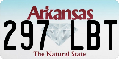 AR license plate 297LBT