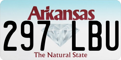 AR license plate 297LBU